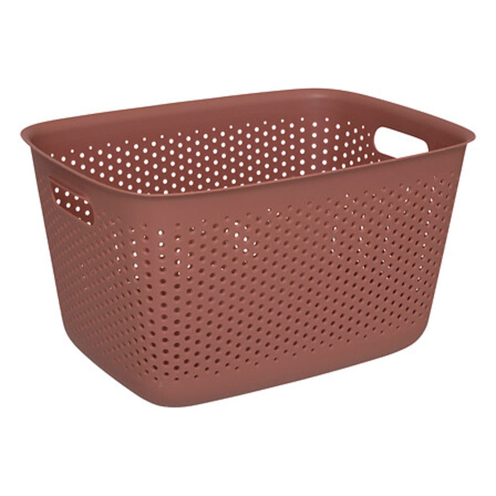 Alpha55 Terracotta Panier de rangement en plastique