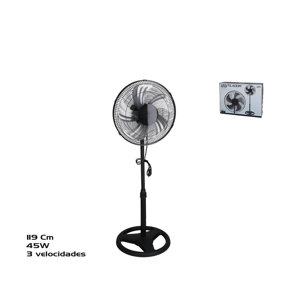 Alpha55 Ventilateur sur pied métal réglable puissant