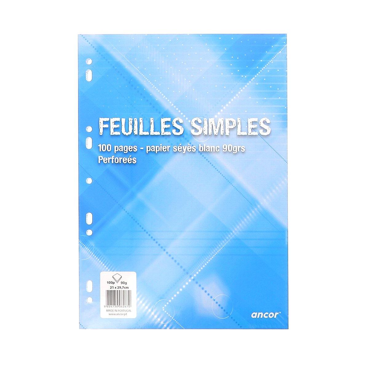 ANCOR ANCOR feuillets mobiles 21x29,7 cm 96p 90g séyès