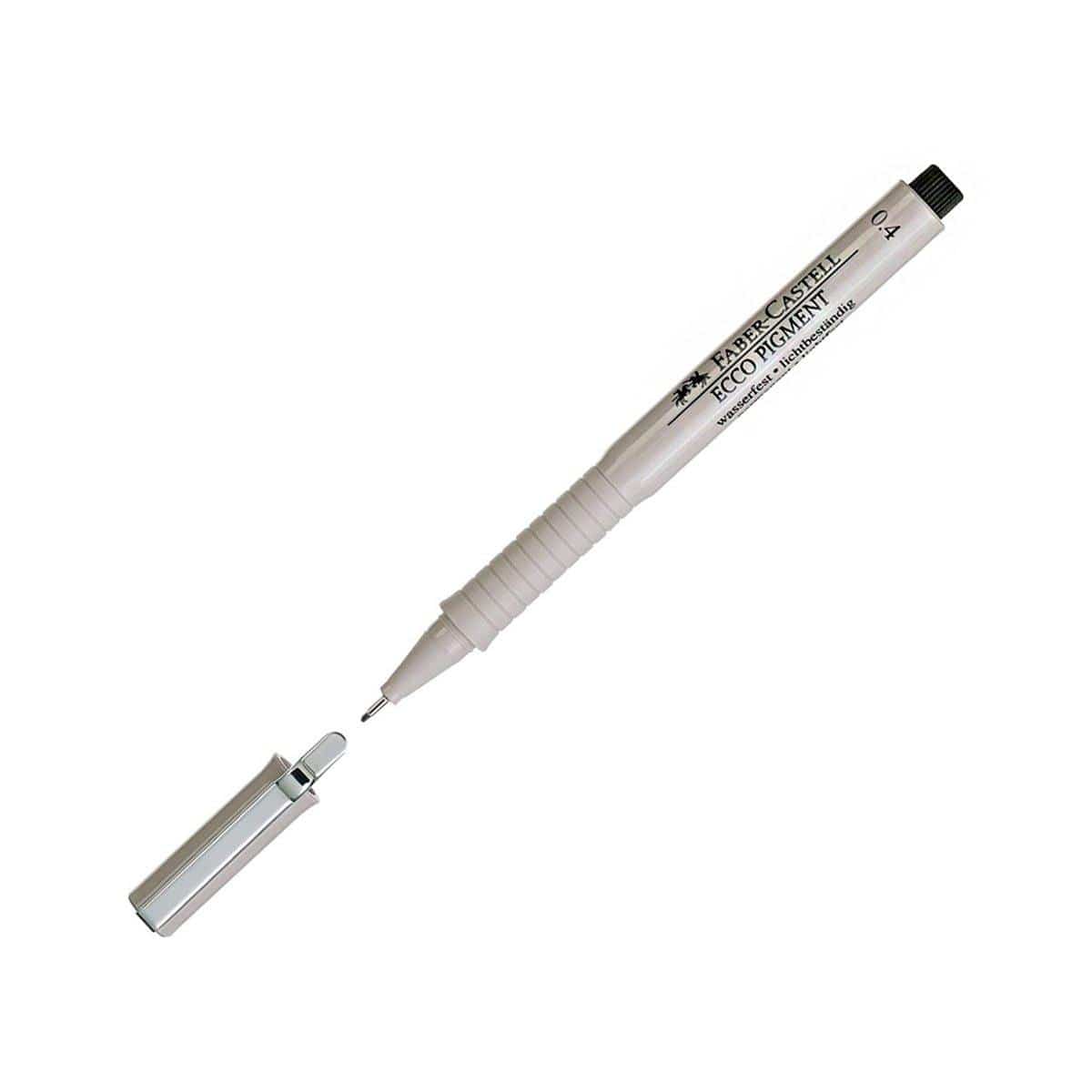 FABER-CASTELL Stylo-feutre ECCO Pigment 0,4 mm noir FABER-CASTELL