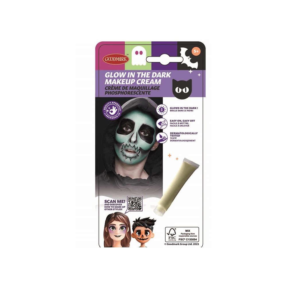 Goodmark Halloween maquillage, Fond de teint 20 ml phosphorescent