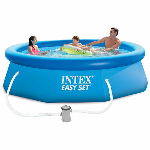 INTEX Intex, piscine gonflable Easy Set 457x84 cm avec pompe