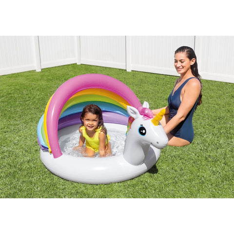 INTEX Intex, piscine gonflable Unicorne avec ombrelle 45 litres