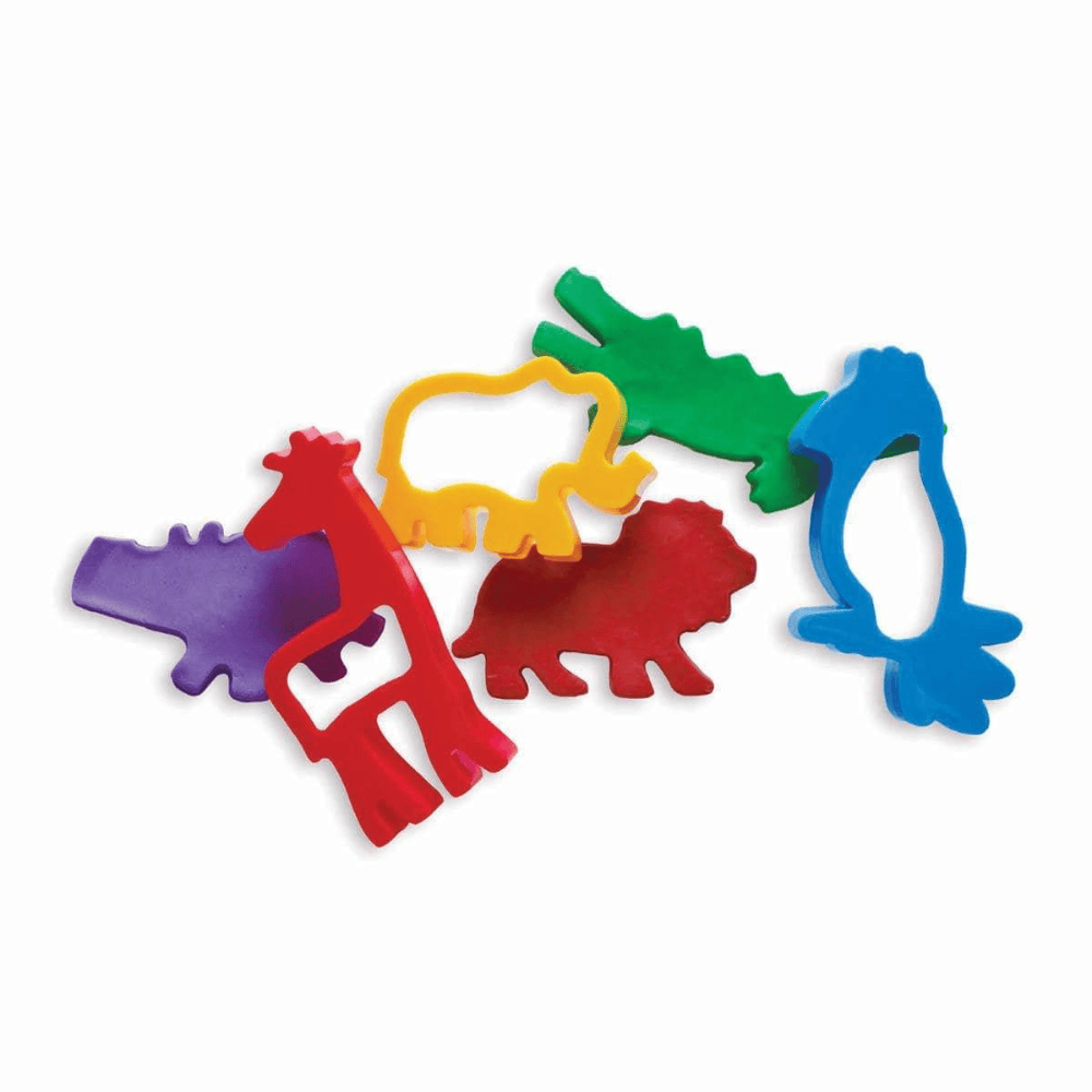 JOVI JOVI Set de 6 Moules Animaux de la Jungle pour Pâte à Modeler