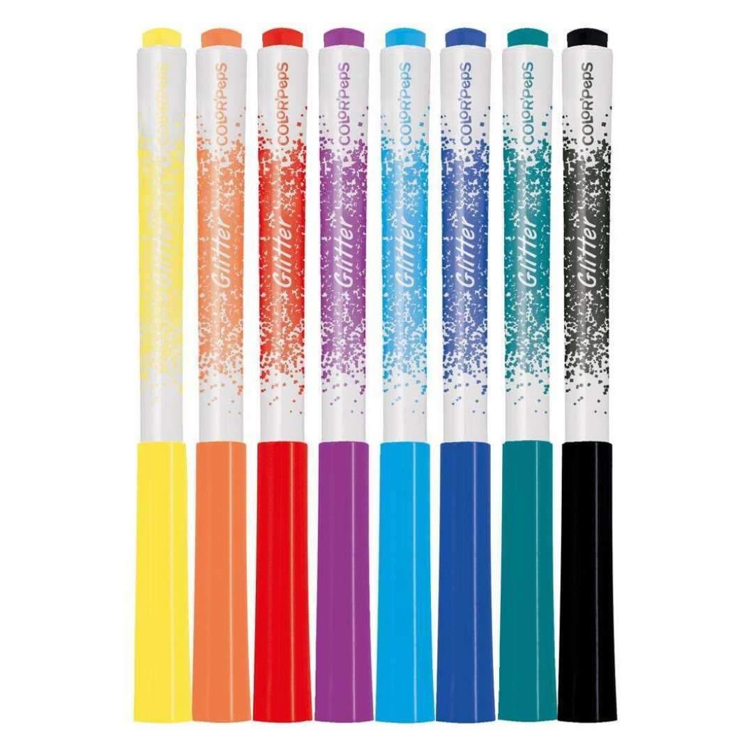 Maped FOURNITURES SCOLAIRES,COLORIAGE ET PEINTURE,Feutres de couleur 8 feutres color'peps