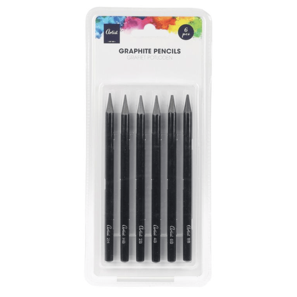Maped Set de 6 Crayons Graphite Sans Bois Artist
