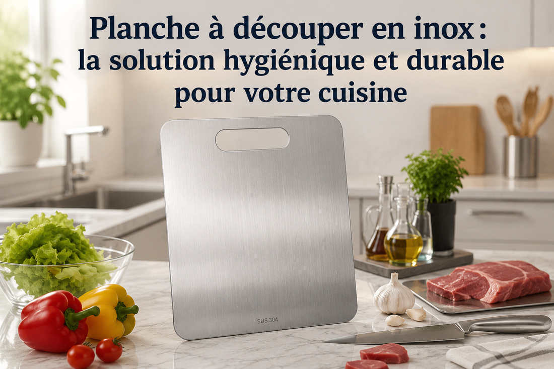 Planche à découper en inox : la solution hygiénique et durable pour votre cuisine