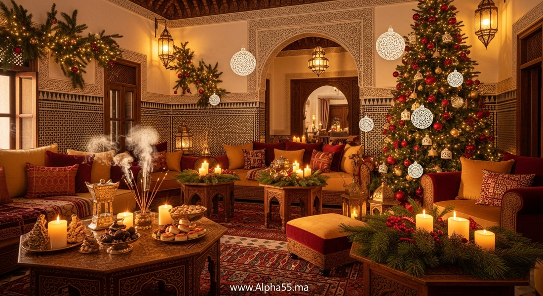 Ambiance de Noël au Maroc : comment décorer et parfumer votre maison avec style
