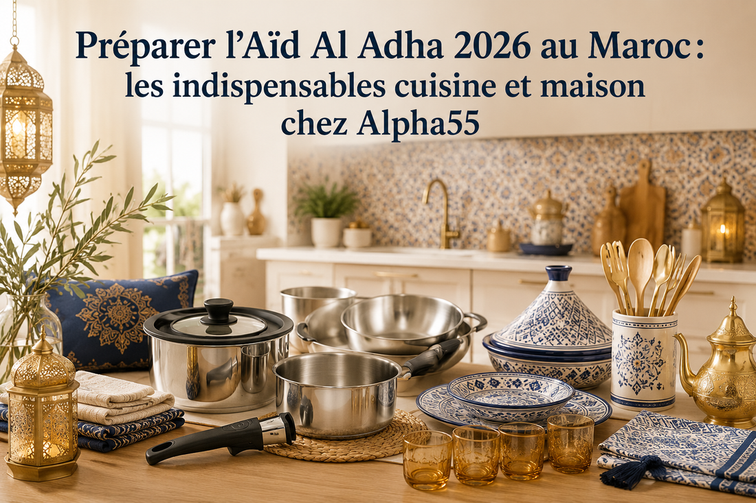 Préparer l’Aïd Al Adha 2026 au Maroc : les indispensables cuisine et maison chez Alpha55