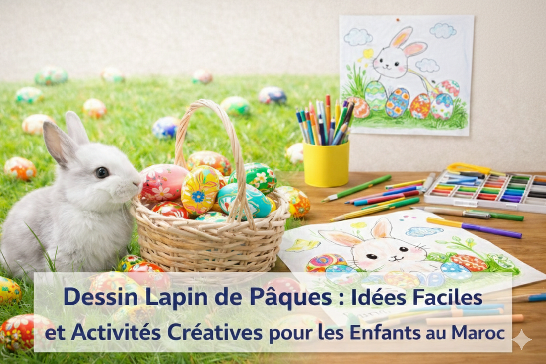 Dessin Lapin de Pâques : Idées Faciles et Activités Créatives pour les Enfants au Maroc