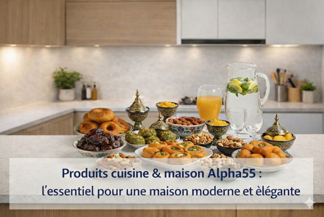Produits cuisine & maison Alpha55 : l’essentiel pour une maison moderne et élégante