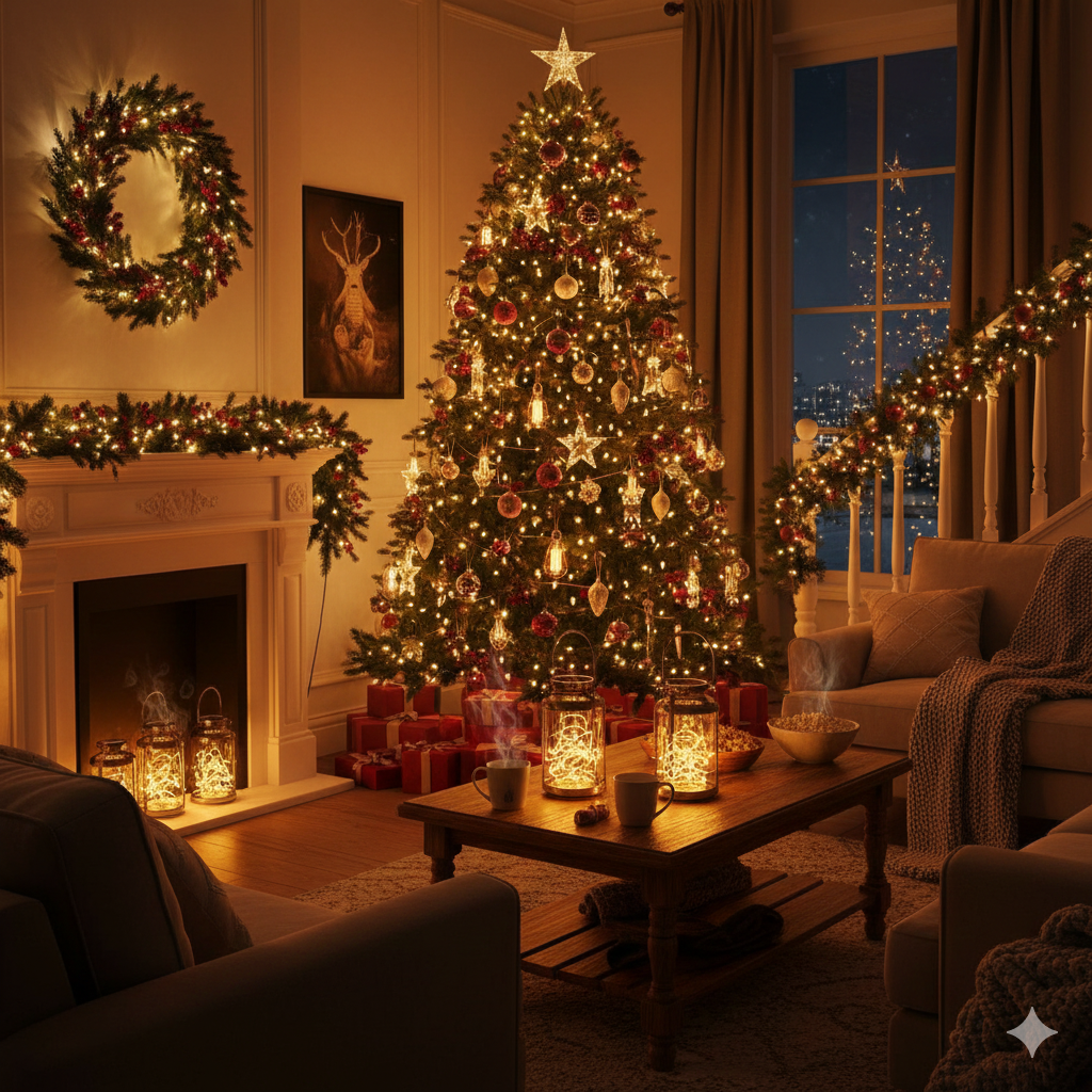 Guirlandes Noël lumineuses : comment créer une ambiance festive réussie ?