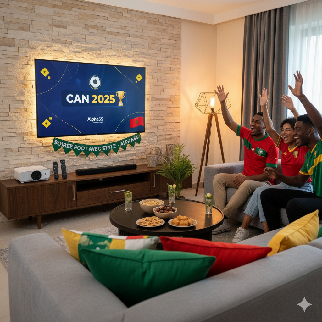 CAN 2025 : Le guide complet pour préparer vos soirées foot avec style grâce à Alpha55