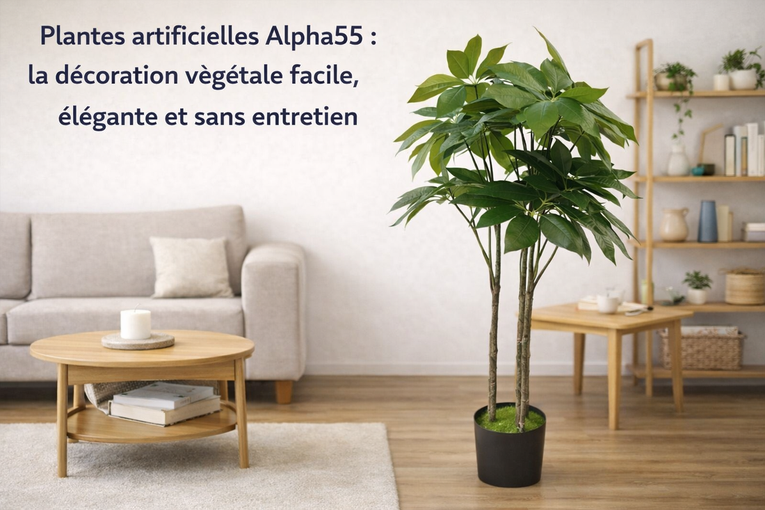 Plantes artificielles Alpha55 : la décoration végétale facile, élégante et sans entretien