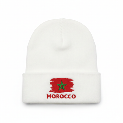 Bonnet Maroc Blanc – Accessoire Supporter