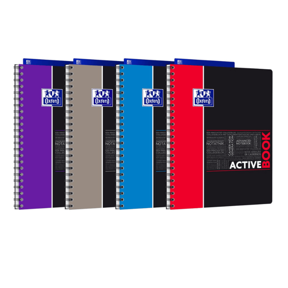 Cahier Oxford Activebook A4 160 Pages Seyès Perforé