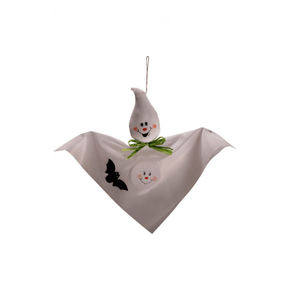 Cagoule Fantôme Fun Blanche 45 cm – Halloween