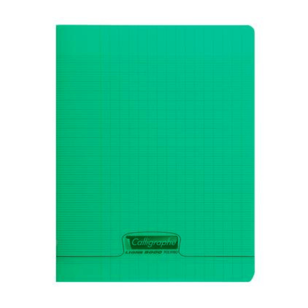 Alpha55 Cahier Piqué 8000 Polypro 140P Grands Carreaux
