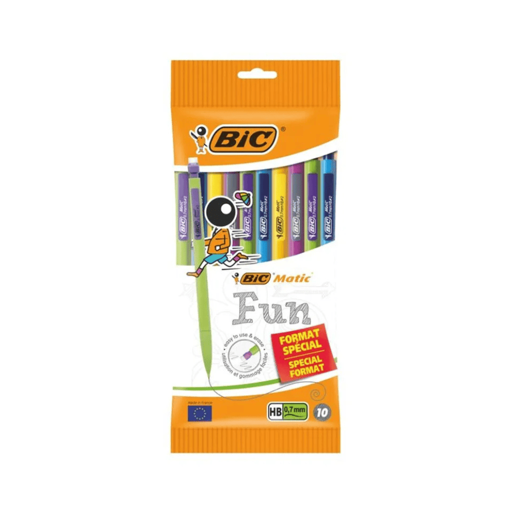 Lot de 10 Porte-Mines BIC Matic Combos 0,7 mm