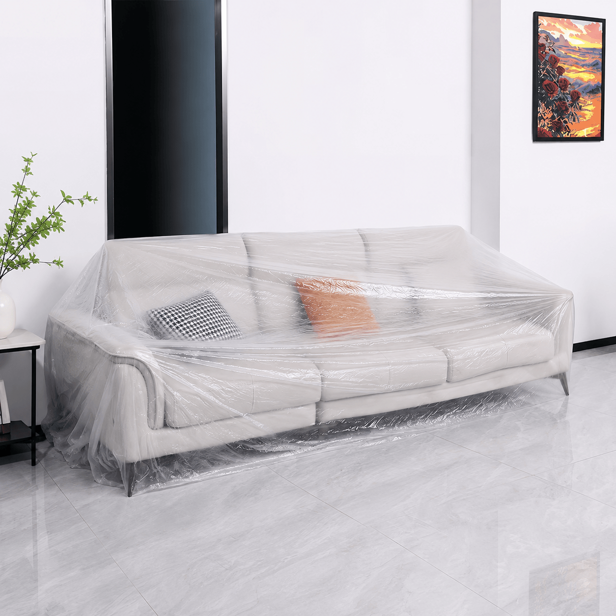 Housse de Protection Jetable pour Meubles et Sols