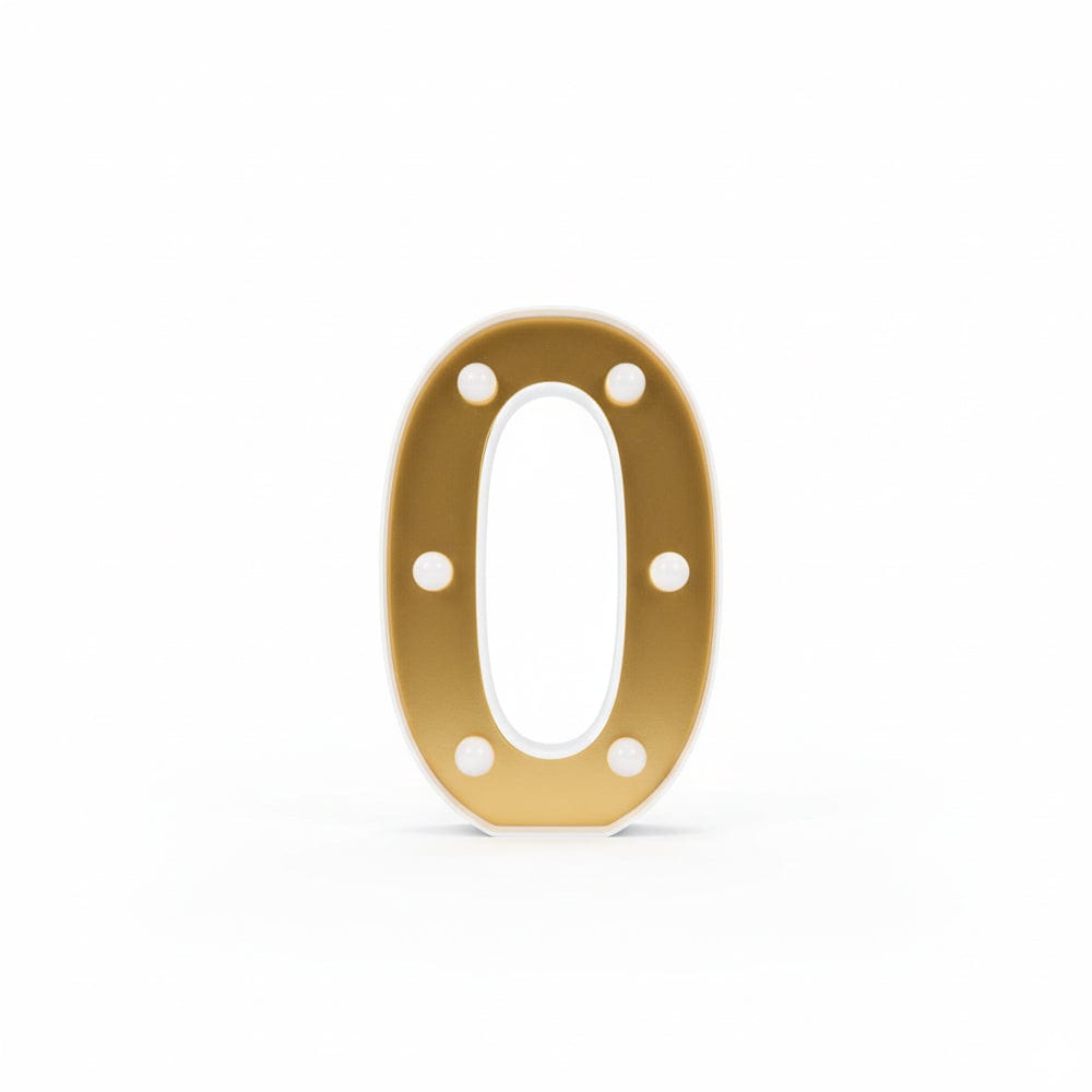 Alpha 55 0 Chiffre Lumineux LED – Déco Anniversaire & Fête