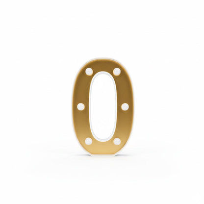 Alpha 55 0 Chiffre Lumineux LED – Déco Anniversaire & Fête