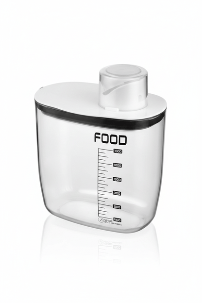 Alpha 55 1.3 L Bocal à Mesure Acrylique – Bec Verseur & Graduation