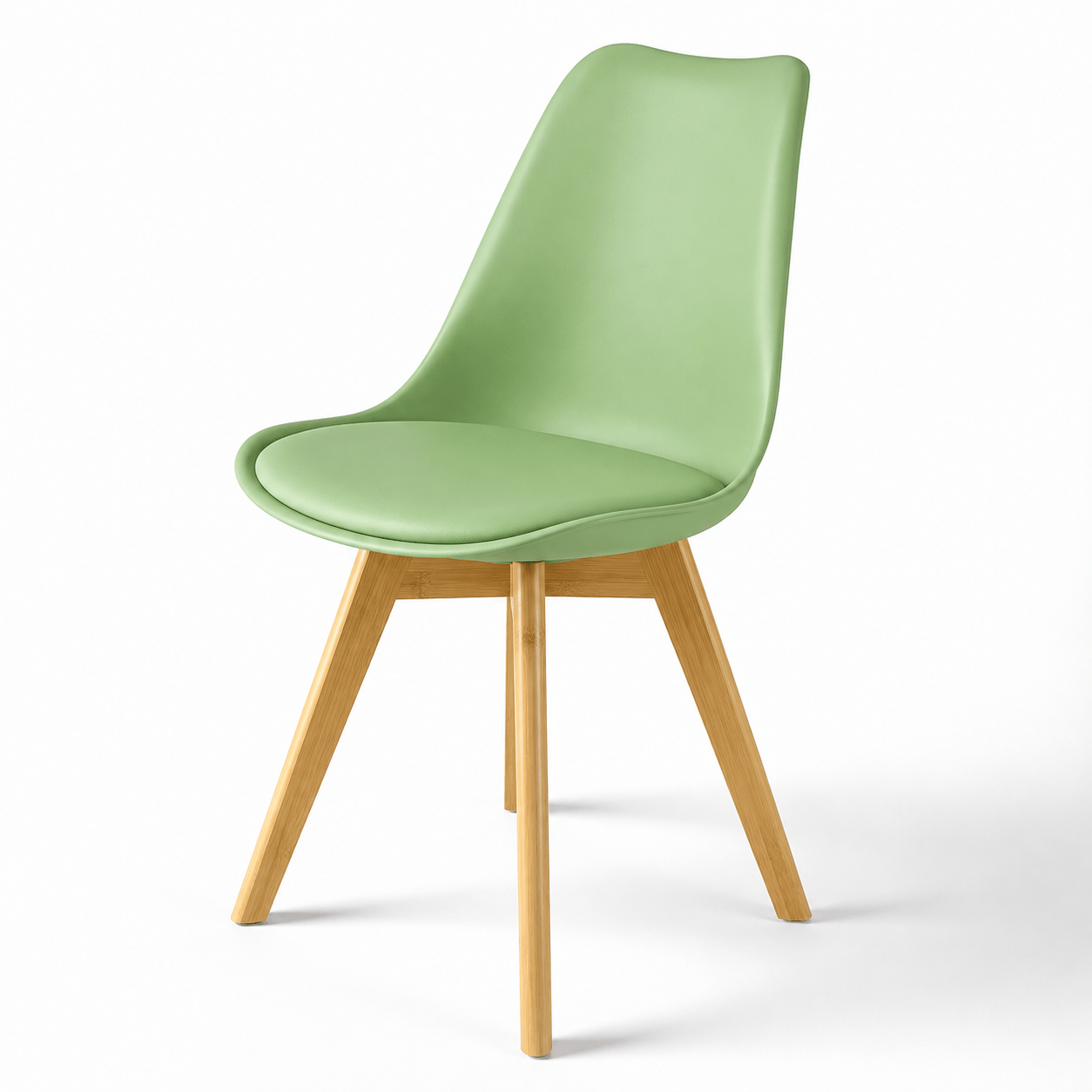 Alpha 55 1 chaise / Pistache Chaise Scandinave – Confort & Design Moderne
