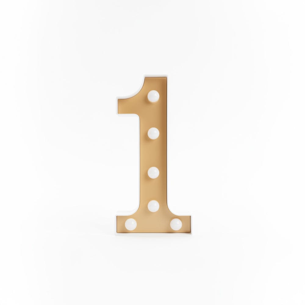 Alpha 55 1 Chiffre Lumineux LED – Déco Anniversaire & Fête