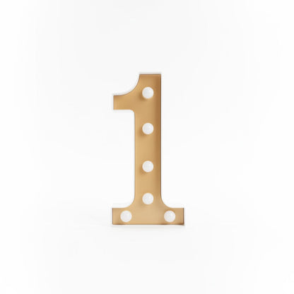 Alpha 55 1 Chiffre Lumineux LED – Déco Anniversaire & Fête