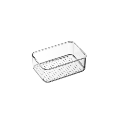 Alpha 55 11x7x4 cm Panier acrylique Pera transparent – Rangement