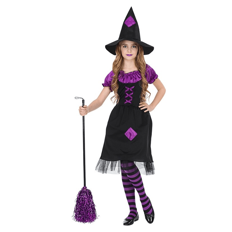 Alpha 55 2-3 ans / Violet Déguisement petite sorcière pour enfant