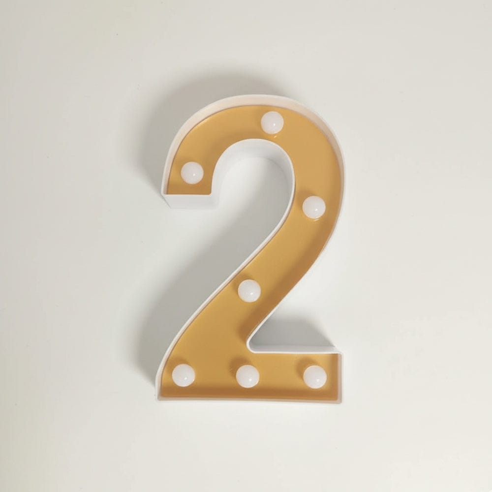 Alpha 55 2 Chiffre Lumineux LED – Déco Anniversaire & Fête