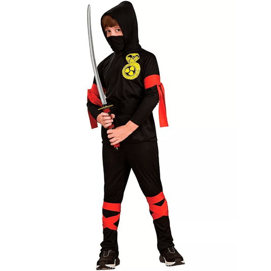 Alpha 55 3-4 ans / Noir Déguisement guerrier ninja pour enfant