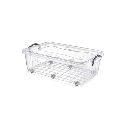 Alpha 55 30 L Boîte à clips Roller transparente – Rangement