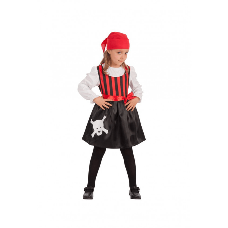 Alpha 55 4-7 ans / Rouge Déguisement pirate pour enfant