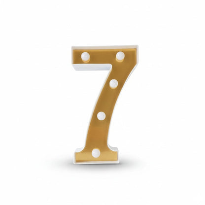 Alpha 55 7 Chiffre Lumineux LED – Déco Anniversaire & Fête