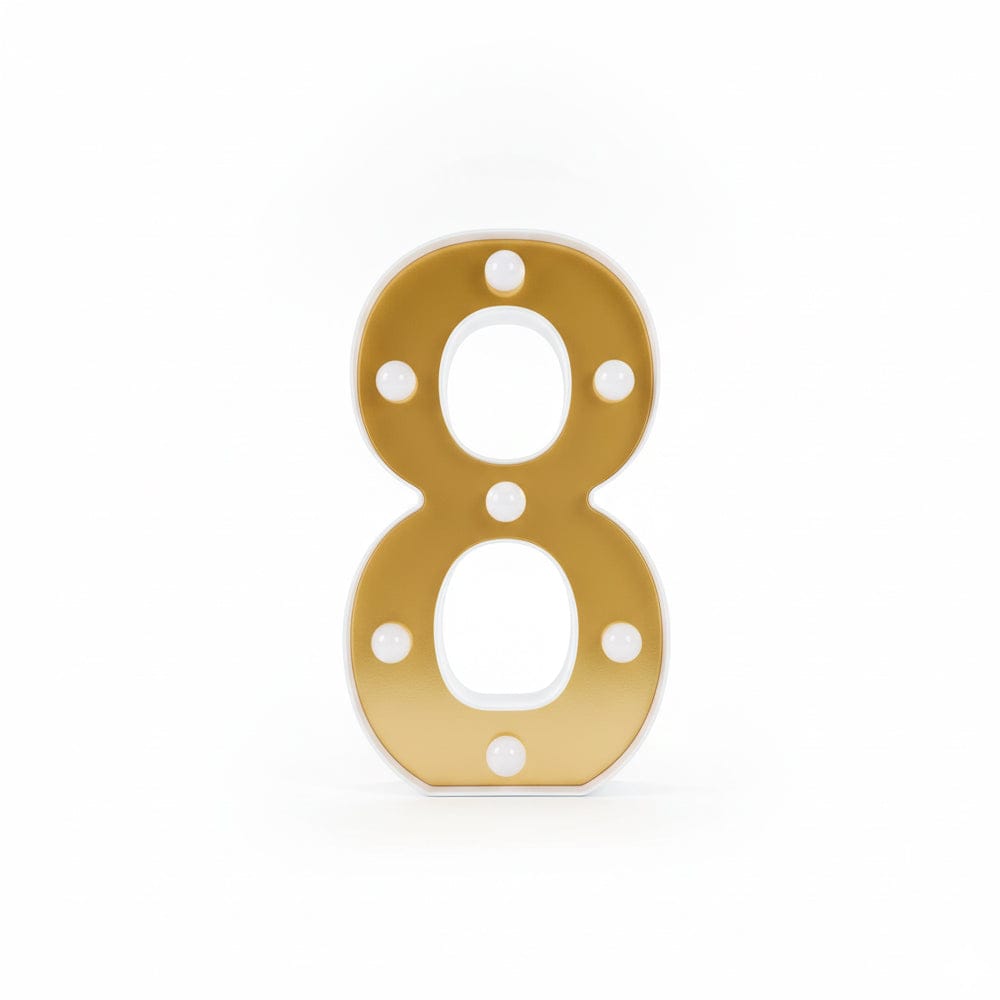 Alpha 55 8 Chiffre Lumineux LED – Déco Anniversaire & Fête