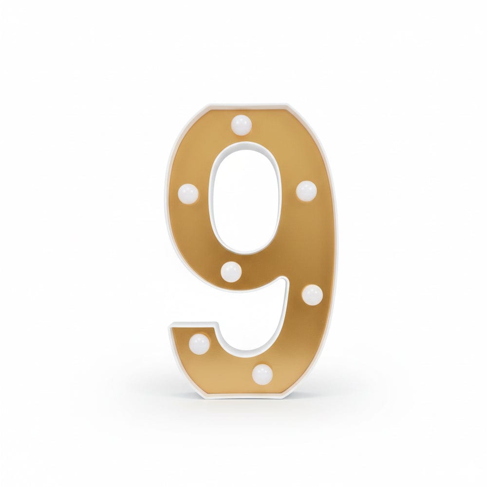 Alpha 55 9 Chiffre Lumineux LED – Déco Anniversaire & Fête