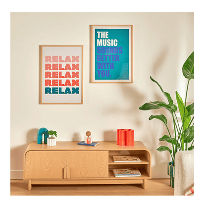 Alpha 55 Affiche encadrée Darius Relax – Déco apaisante