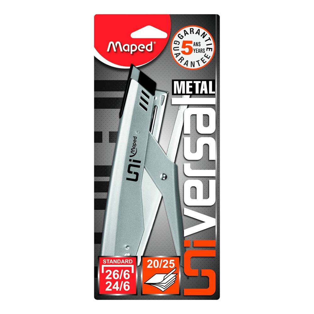 Alpha 55 Agrafeuse Pince Maped Universal 26/6 en Blister
