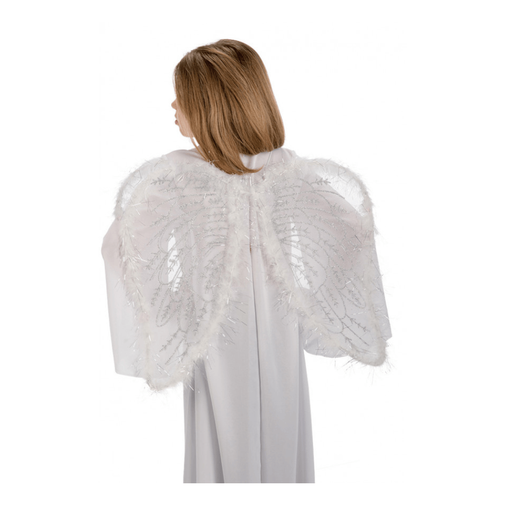 Alpha 55 Ailes Marabout Enfant Blanches 55 x 50 cm – Déguisement