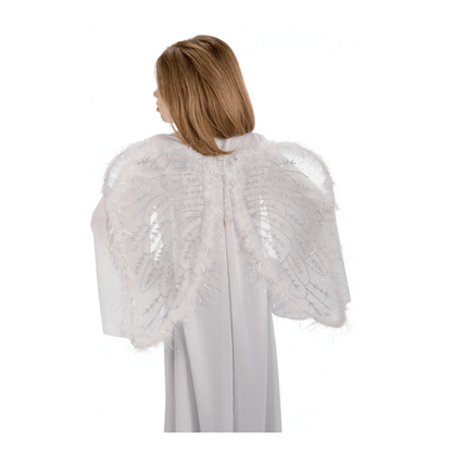 Alpha 55 Ailes Marabout Enfant Blanches 55 x 50 cm – Déguisement