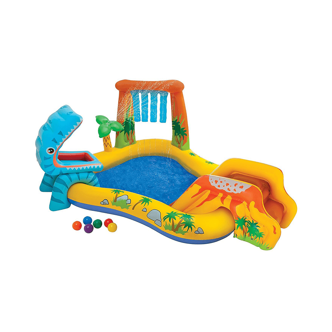 Alpha 55 Aire de Jeux Gonflable Jurassic