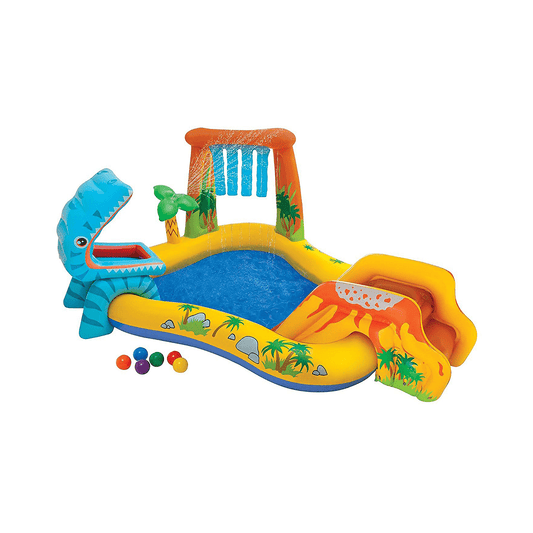 Alpha 55 Aire de Jeux Gonflable Jurassic