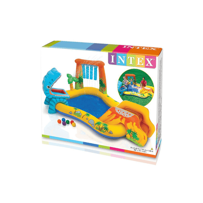 Alpha 55 Aire de Jeux Gonflable Jurassic