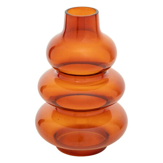 Alpha 55 Ambre Vase Clothilde en verre