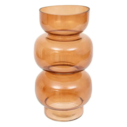 Alpha 55 Ambre Vase en verre