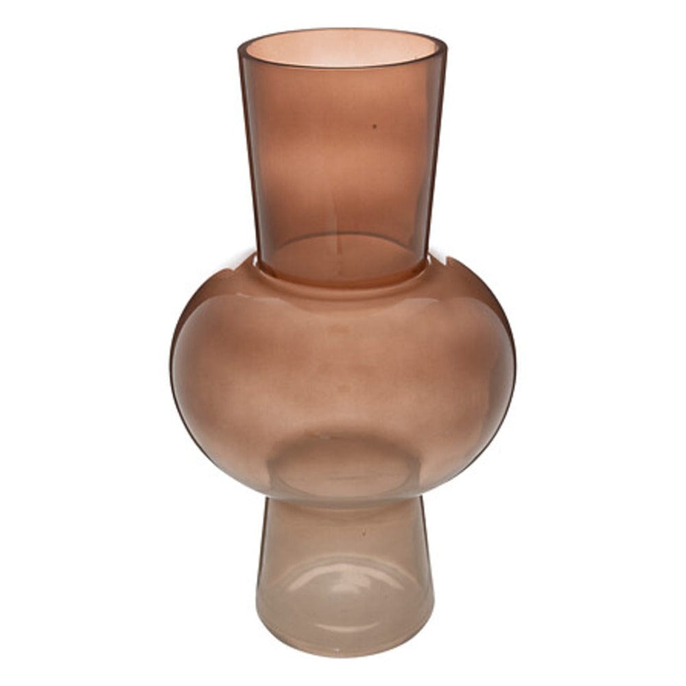 Alpha 55 Ambre Vase en verre "Cloudy"