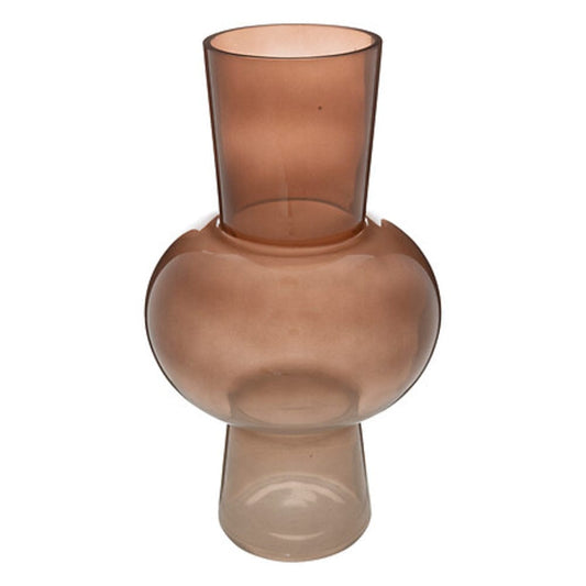Alpha 55 Ambre Vase en verre "Cloudy"